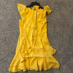 gb Girls size 12 yellow dress